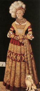 Портрет герцогини Екатерины Мекленбургской, Лукас Кранах Старший, 1514.